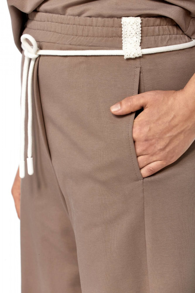 Брюки, майка Диомант 2156 капучино - фото 10