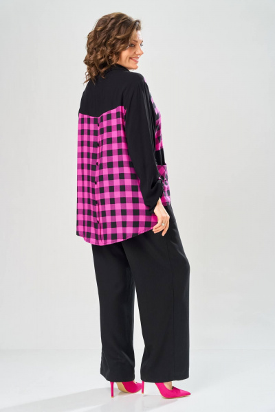 Блуза, брюки Диомант 2151 черный - фото 2