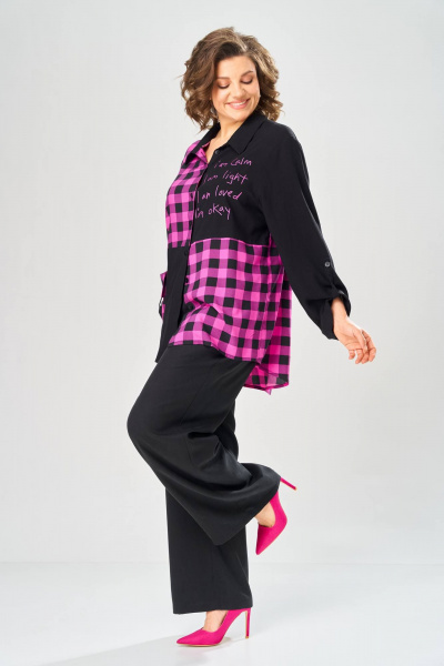 Блуза, брюки Диомант 2151 черный - фото 9