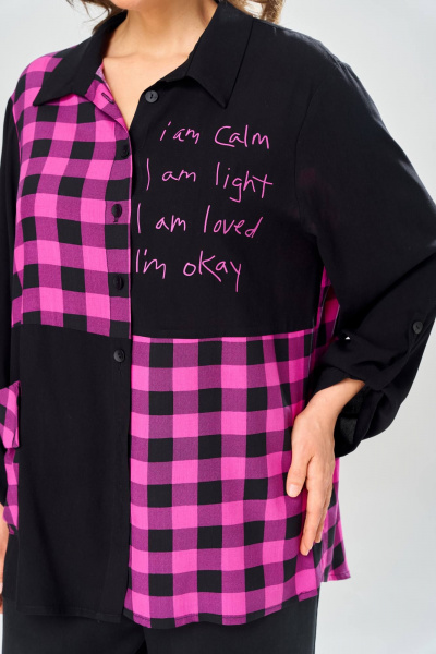 Блуза, брюки Диомант 2151 черный - фото 6