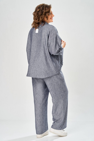 Брюки, кардиган, майка Диомант 2166 джинс - фото 2