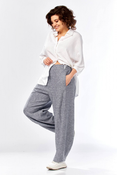 Брюки, рубашка Диомант 2157 джинс - фото 9