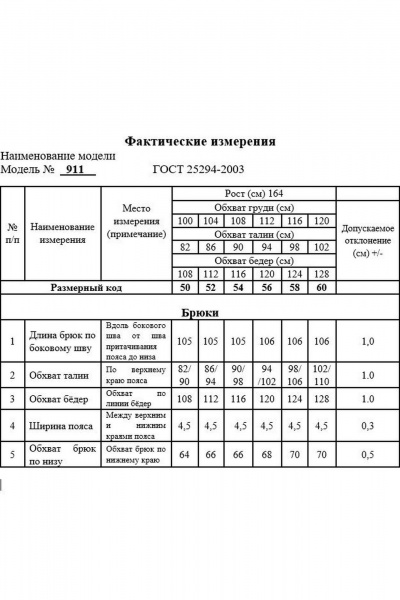 Брюки Swallow 911 - фото 13