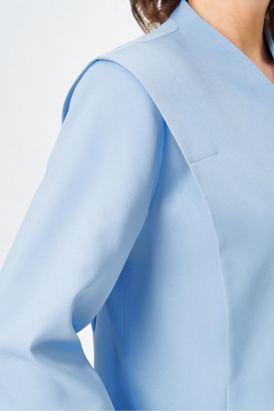 Брюки, жакет Vilena 1138 голубой - фото 12