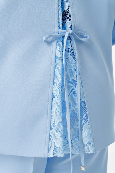 Брюки, жакет Vilena 1138 голубой - фото 5