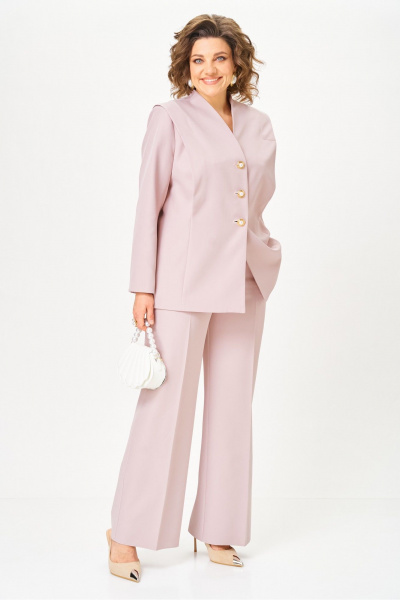 Брюки, жакет Vilena 1138 крем - фото 1