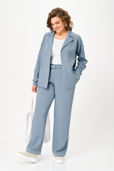 Брюки, жакет Vilena 1150 джинс - фото 16