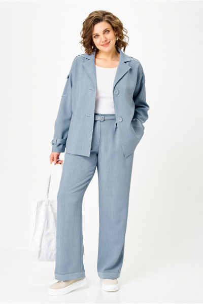 Брюки, жакет Vilena 1150 джинс - фото 15