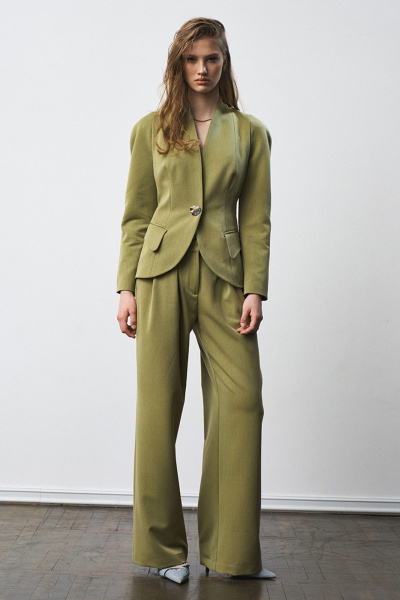 Брюки, жакет MilMil 1285 оливковый - фото 7