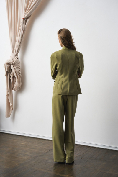 Брюки, жакет MilMil 1285 оливковый - фото 6