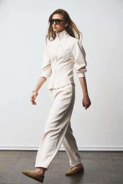 Брюки MilMil 1289 молоко - фото 4