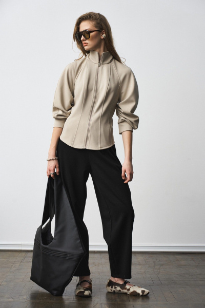 Джемпер MilMil 1295 бежевый - фото 7