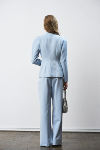 Брюки, жакет MilMil 1297 голубой - фото 7