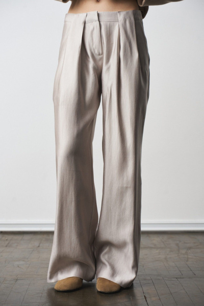 Брюки MilMil 1299 жемчужный - фото 2