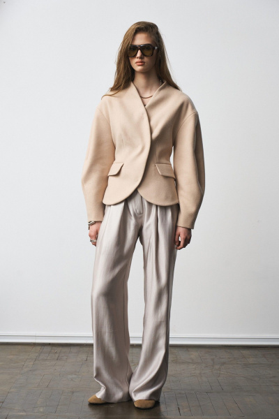 Брюки MilMil 1299 жемчужный - фото 1