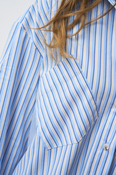 Рубашка MilMil 1314 голубой - фото 8