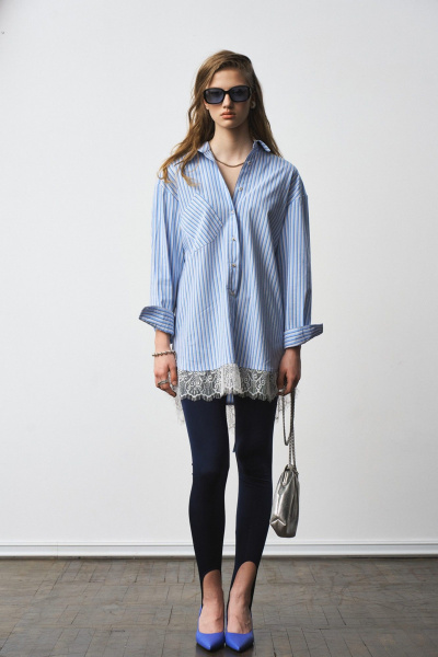 Рубашка MilMil 1314 голубой - фото 3