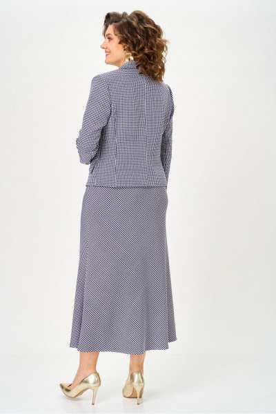 Жакет, юбка Svetlana-Style 2331 синий_узор - фото 2