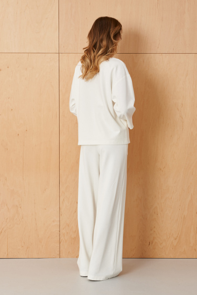 Джемпер Панда 123340 молочный - фото 6