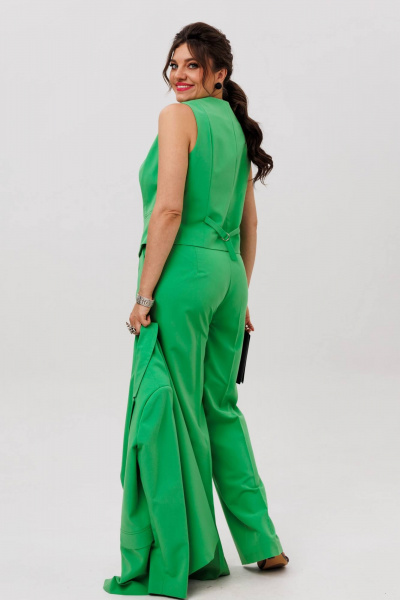 Брюки, жакет, жилет Anelli 1642 ирландский_зеленый - фото 4