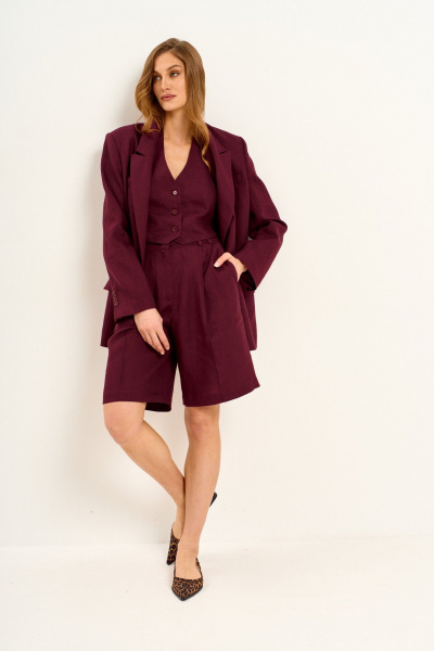 Шорты Mars design 1007 бордовый - фото 3