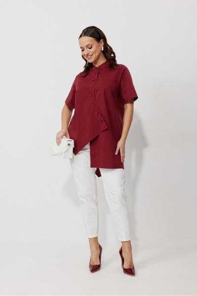 Блуза, брюки Mubliz 157 вино - фото 14