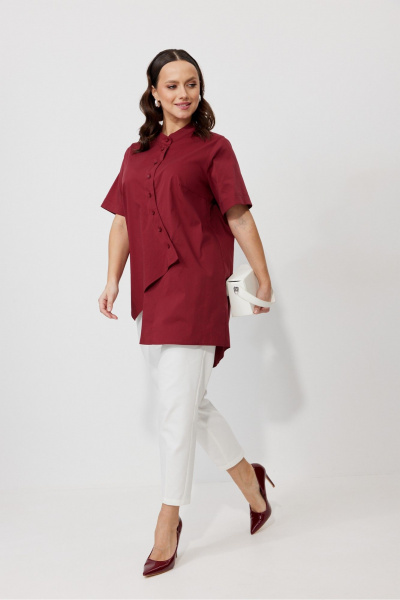 Блуза, брюки Mubliz 157 вино - фото 13