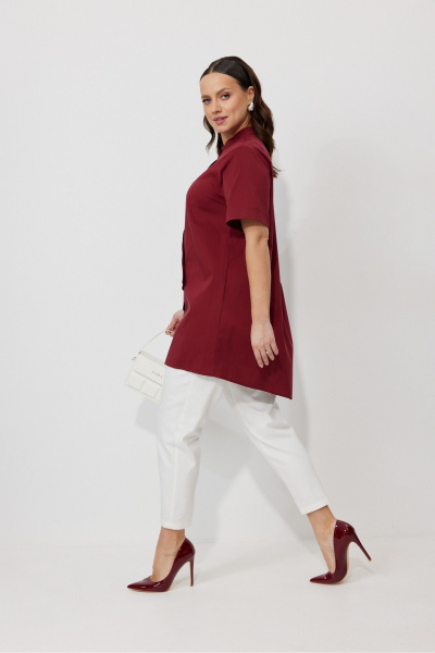 Блуза, брюки Mubliz 157 вино - фото 3