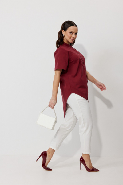 Блуза, брюки Mubliz 157 вино - фото 2