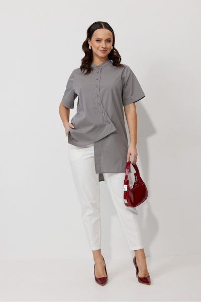 Блуза, брюки Mubliz 157 серый - фото 14