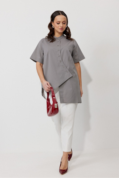 Блуза, брюки Mubliz 157 серый - фото 7
