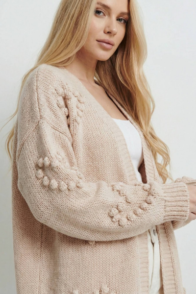 Кардиган Belange 3021 бежевый - фото 2