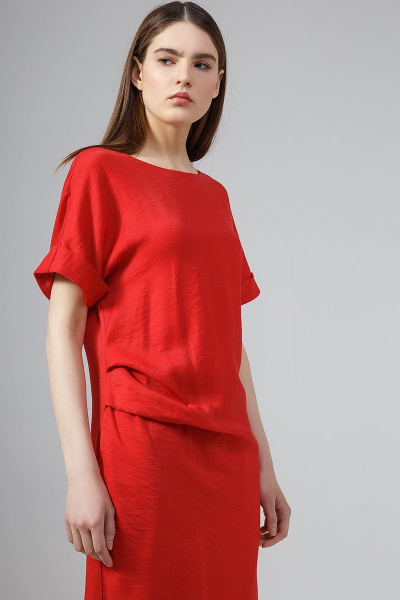 Платье Moveri by Larisa Balunova 5333 красный - фото 1