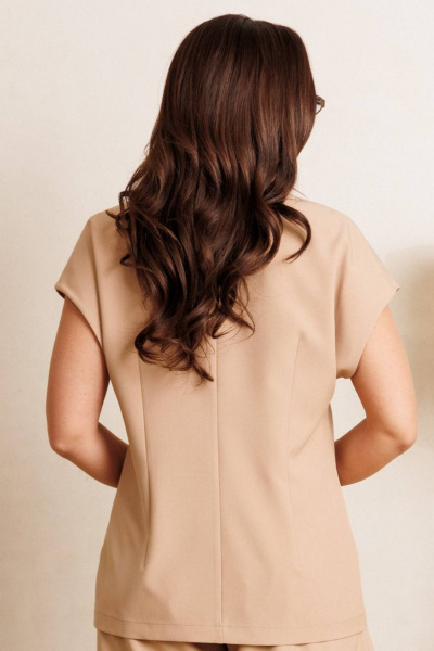 Брюки, жилет Anastasia 1330 бежевый - фото 8