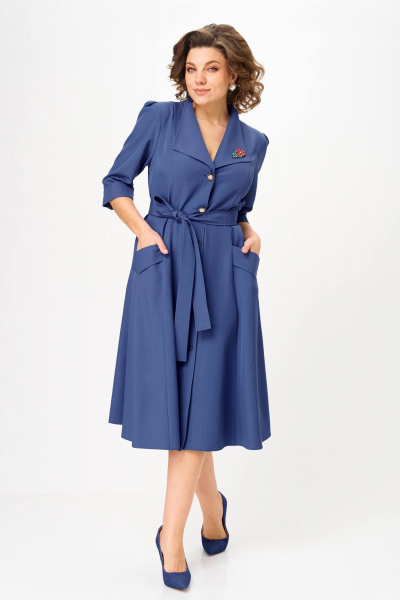 Платье Anastasia 1318.1 синий - фото 1