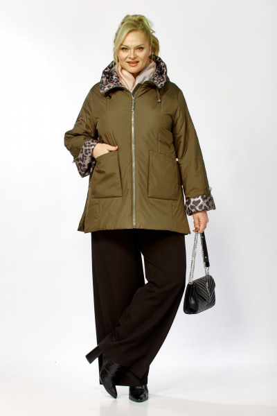 Куртка Shetti 2215 хаки - фото 7