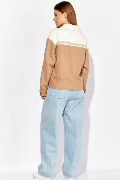 Жакет Laikony L-724 песочный - фото 8