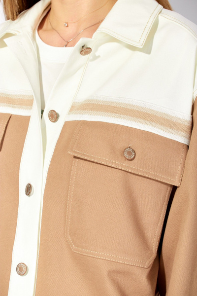 Жакет Laikony L-724 песочный - фото 3