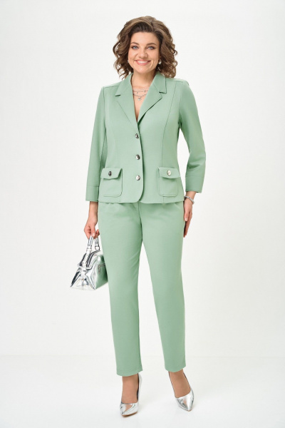 Брюки, жакет Lady Secret 2848/2 оливковый - фото 1