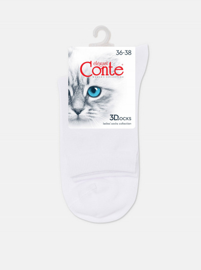 Носки CONTE 3DSOCKS белый 24С-2СП 000 - фото 1