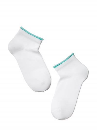 Носки CONTE ACTIVE белый-бледно-бирюзовый 12С-32СП 035 - фото 2