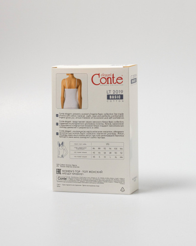 Топ CONTE BASIC COLLECTION LT 2019 белый 20С-1059ТСП в коробке - фото 1