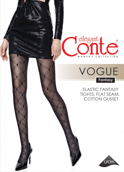 Колготки CONTE CONTE nero 22С-44СП VOGUE - фото 1