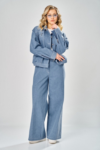 Брюки, куртка ARTELLA А-1001 голубой - фото 1