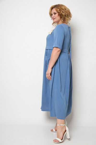 Платье Michel chic 2062 голубой - фото 3