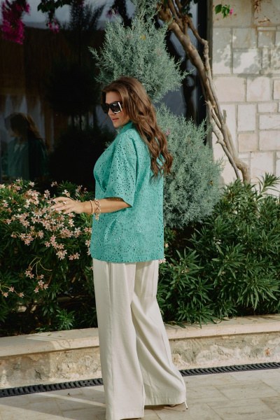 Жакет Vittoria Queen 28763ж бирюзовый - фото 6