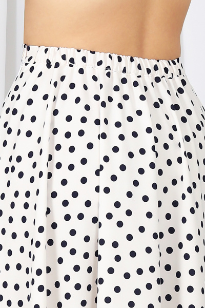 Блуза, юбка Ninele 5992 молочный+горох - фото 11