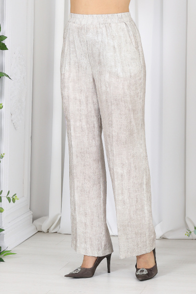 Блуза, брюки Ninele 7497 светло-бежевый - фото 9