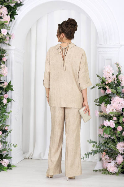Блуза, брюки Ninele 7497 бежевый - фото 7