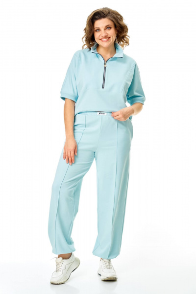 Брюки, джемпер Karina deLux M-1442 голубой - фото 9